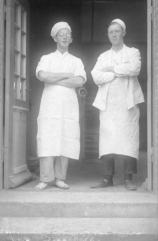 Bäckerei um 1925 Bäcker Ingwersen Backtradition in Morsum auf sylt